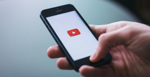 Youtube Logo On A Phone